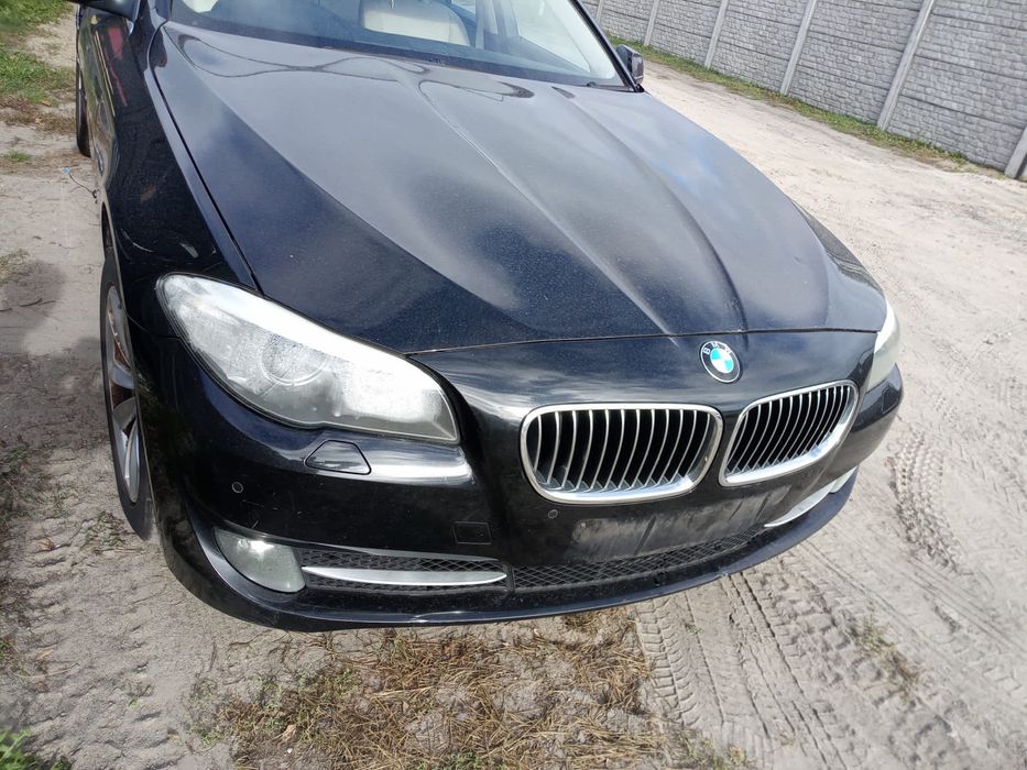 Bmw f10 f11 kompletny przod schwarz 2 maska zderzak blotnik lampa