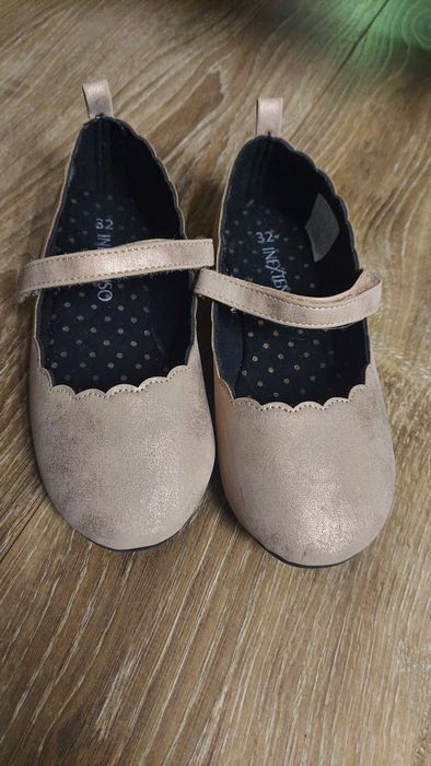 Półbłyszczące czółenka półbuty  rozm.32