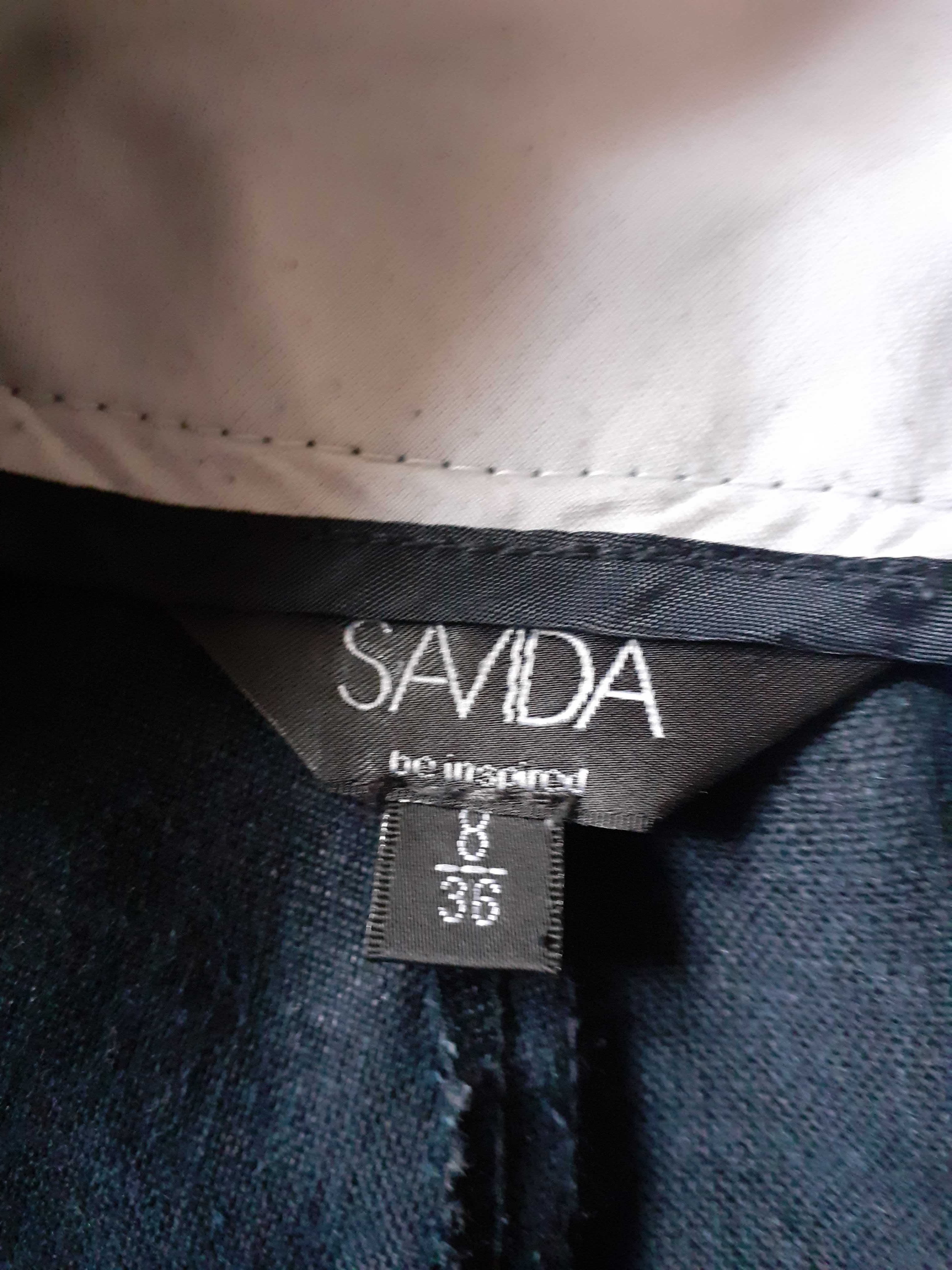 Lniane damskie spodnie r. 36 S