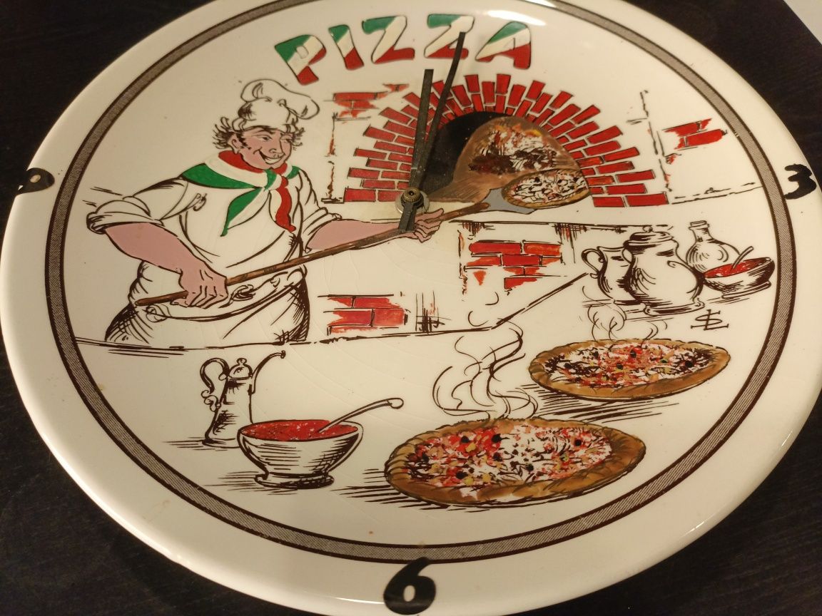 Zegar talerz do pizzy. Okazja