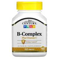21st Century, B-complex, Stress B B-12 B-50 комплекс групи B з C,100шт