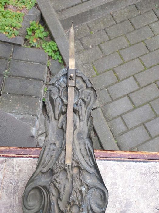 39 Wahadło zdobione zegara comtoise francuz 30cm dł 91-115cm
