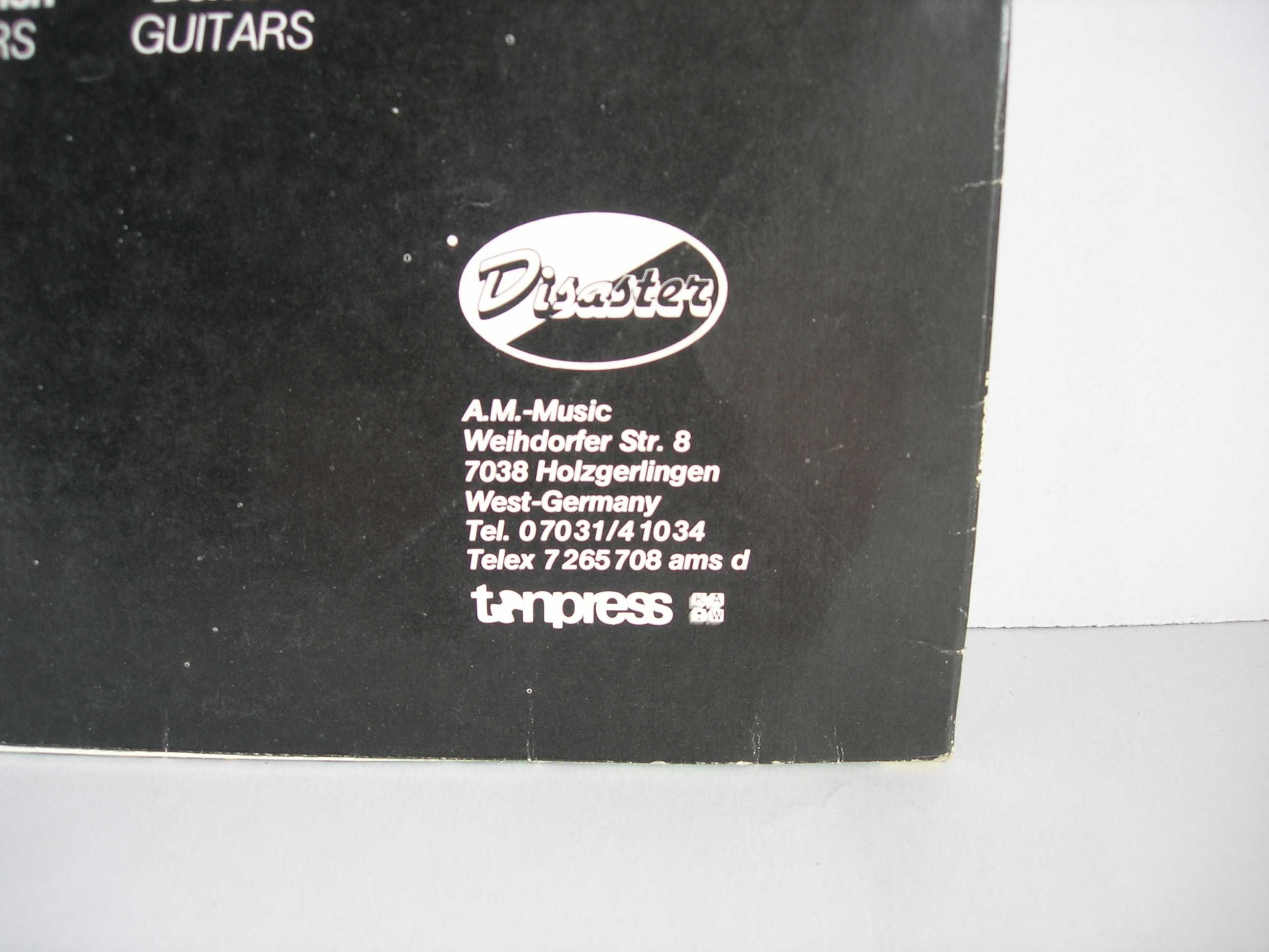 "Possessed By Fire" Exumer vinyl Tonpress 1986