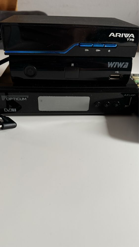 Dekoder DVB-T2 HEVC H.265+Opticum+Wiwa
