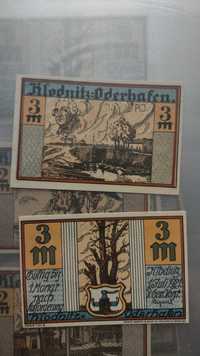 Banknot 3 M. Kłodnica, plebiscyt 1921r,