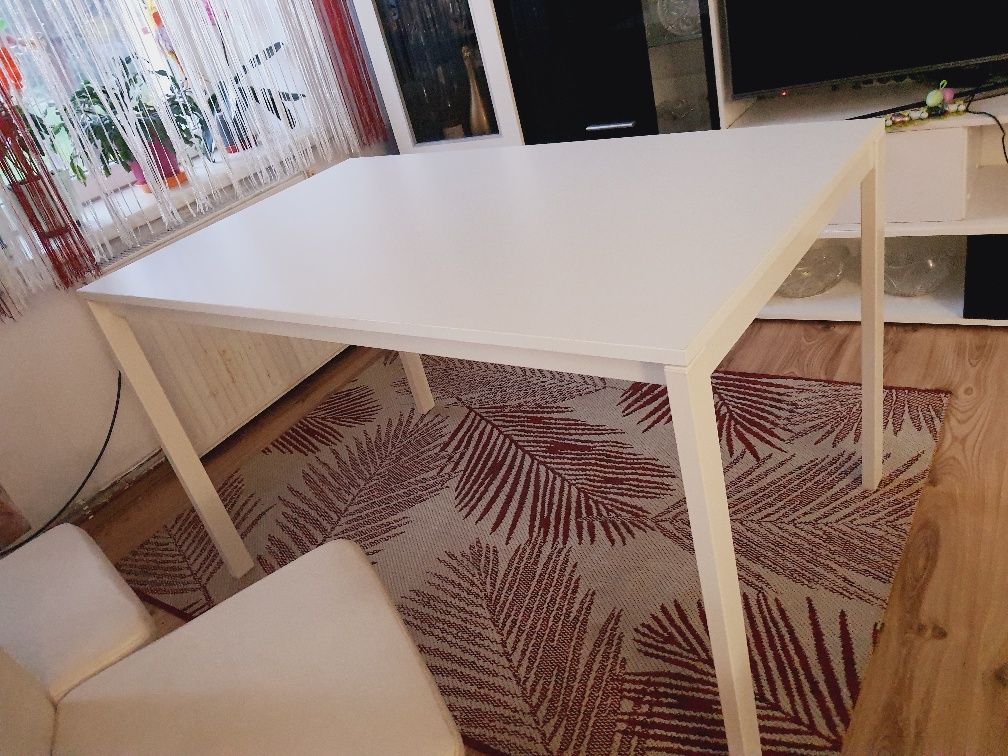 Stół biały Ikea 125x75x74