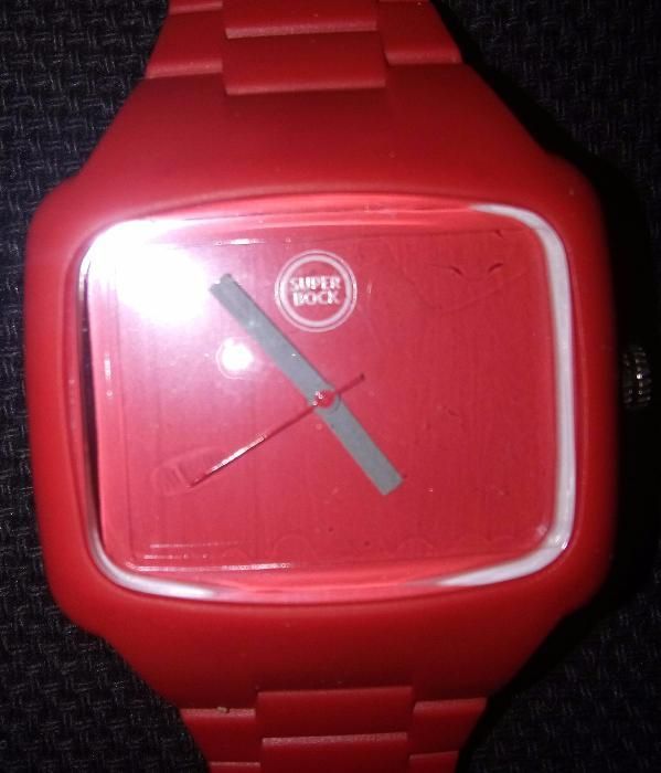 Relógio em borracha da Super Bock - NOVO