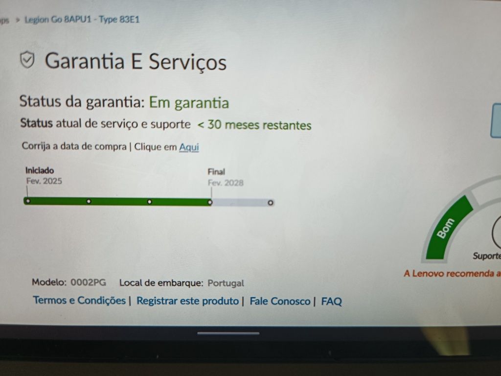 Lenovo Legion Go Como Nova