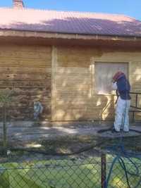 Renowacja domów drewnianych, cegły, kamienia (Piaskowanie, sodowanie)