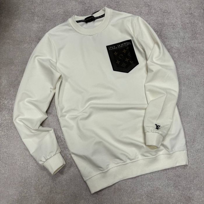 ЦЕНА ЛЮБОГО 990! Мужской свитшот белый Брендовая кофта осень хлопок