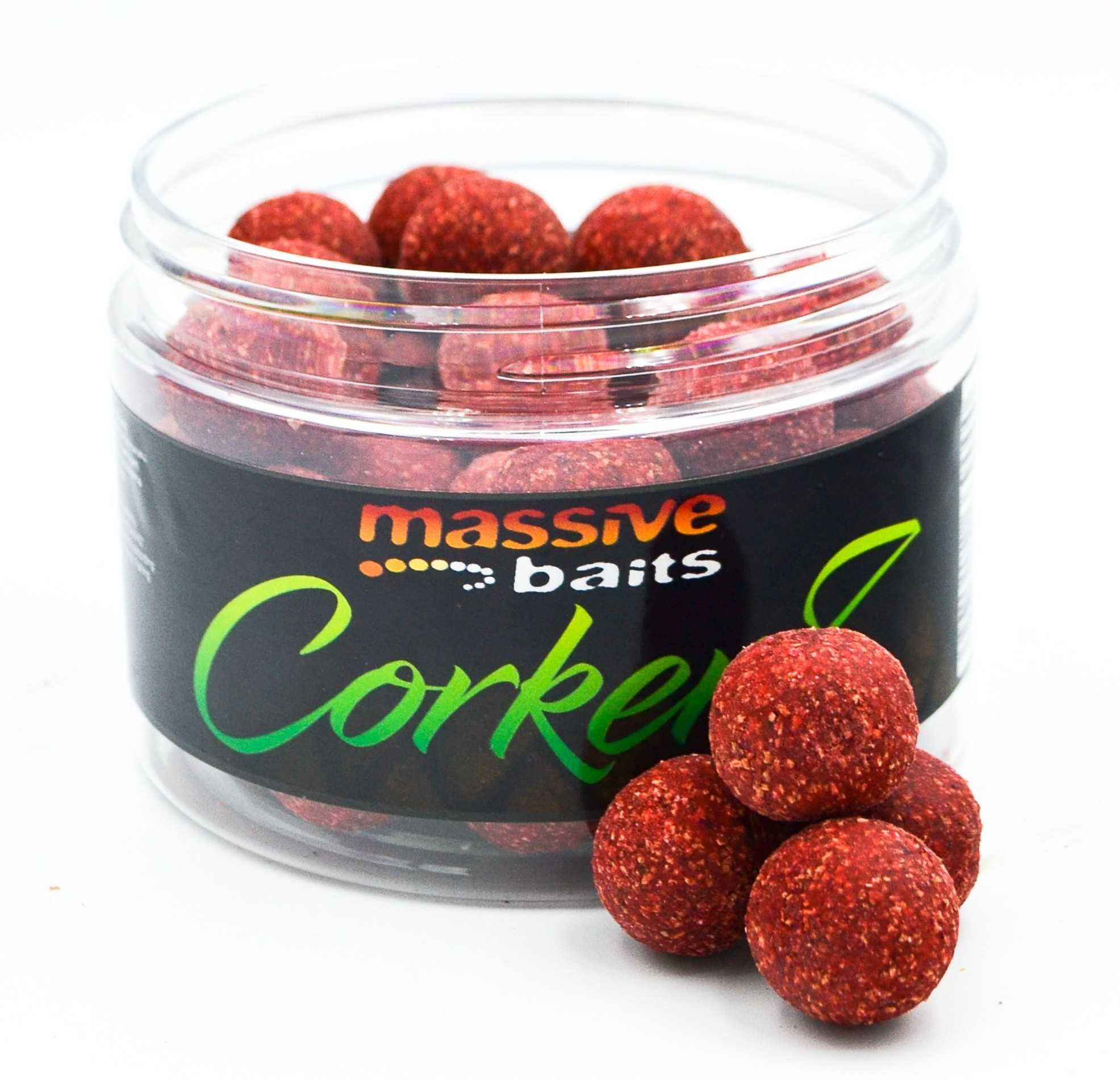 Massive Baits Kulki Corkerz Strawberry Bergamotta 18mm