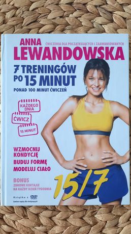 Książka i dvd z ćwiczeniami Anna Lewandowska.