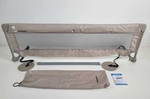 Barierka ochronna do łóżka Foppapedretti Hopla 150 cm beżowa składana