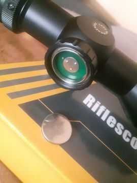 NOWY celownik do wiatrówki  3-9x40 podświetlenie