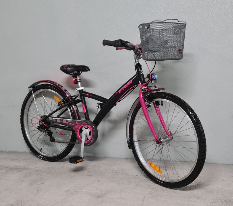 Bicicleta de menina bTwin poply 500 roda 24"