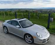 Porsche 911 2005 Porsche 997 Carrera S 3.8l Srebrny metalik/czarna skora