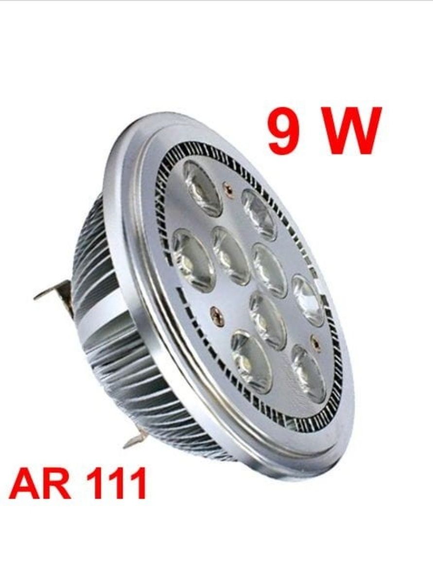 AR 111 Żarówki 9szt. led 9W 3000K