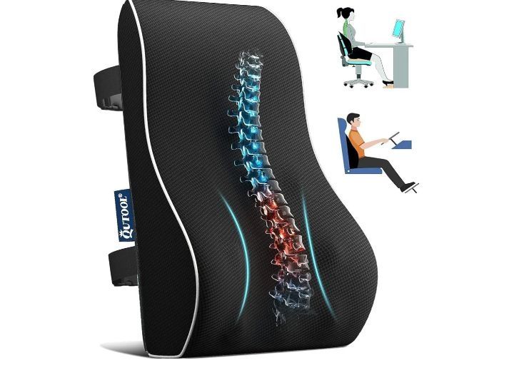 Nowa poduszka ortopedyczna Lędźwiowa na krzesło  pod plecy QUTOOL