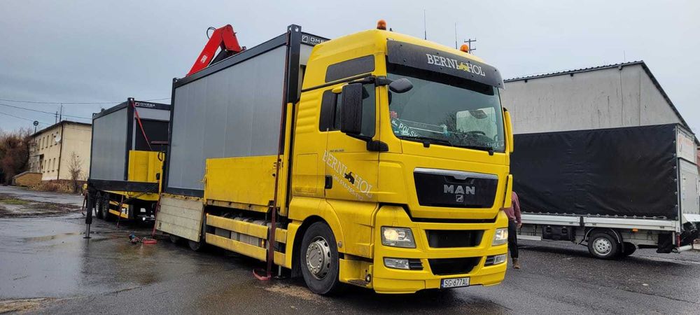 Wynajem kontenerów biurowych magazynowych socjalnych transport !!! HDS