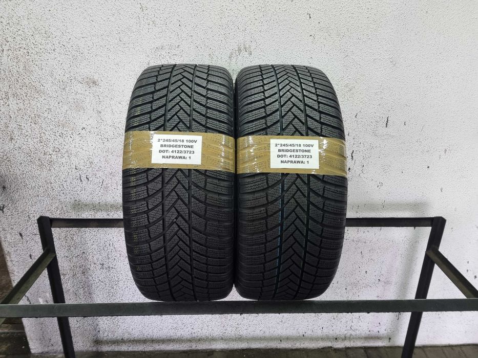 245/45/18 100V Bridgestone Blizzak LM005 PARA OPON MONTAŻ WYSYŁKA