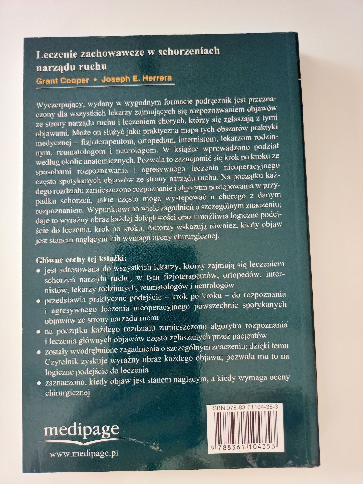 Leczenie zachowawcze w schorzeniach narządu ruchu