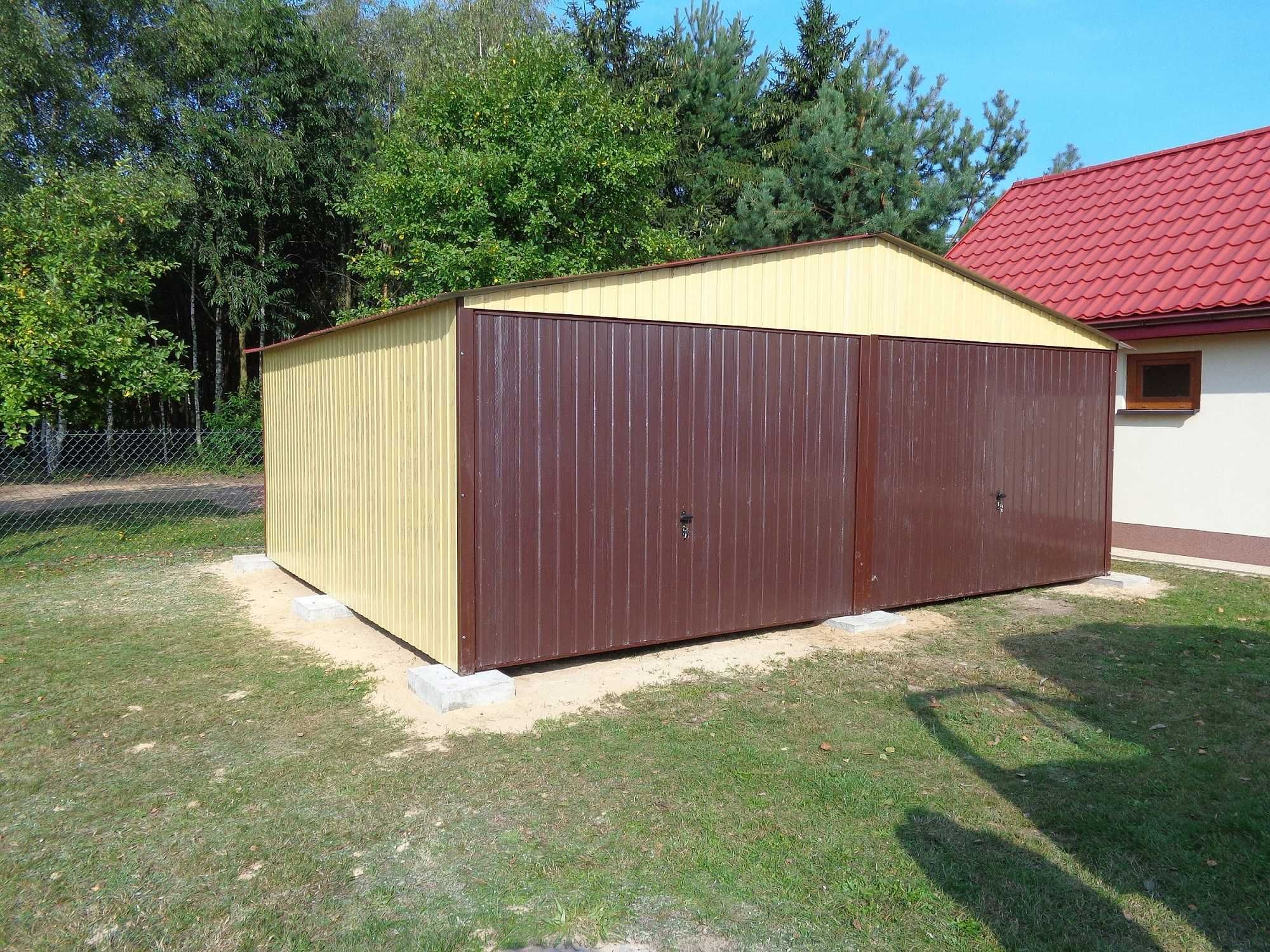 Garaż 6x6 podwójny Dostawa Montaż Gratis całe woj. kujaw.-pomorskie