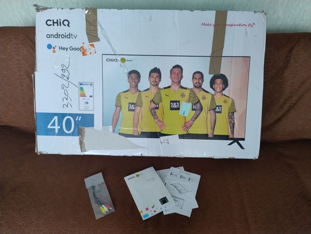 TV CHIQ 40" L40G7l  Full HD Smart TV WiFi uszkodzony