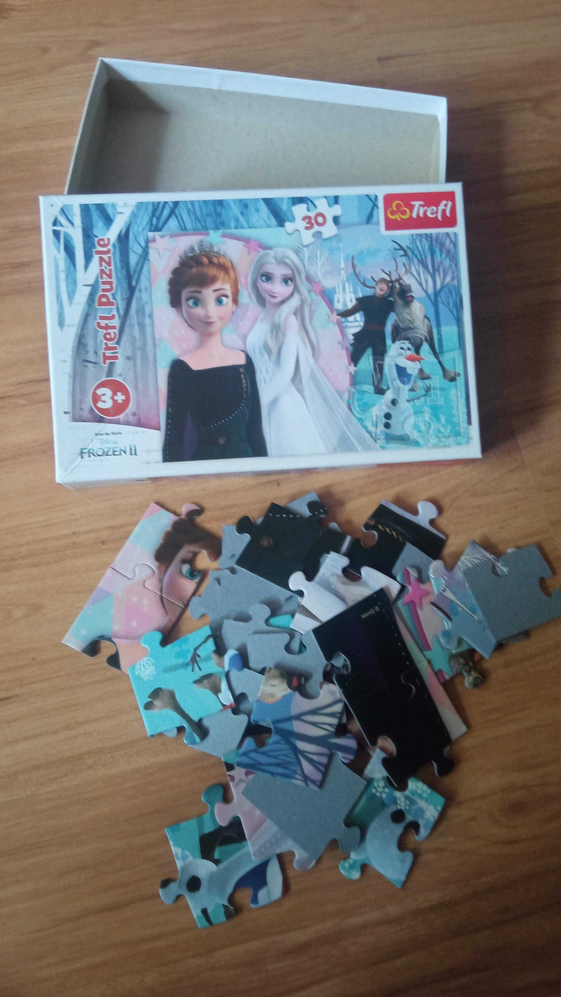 8 x Puzzle Trefl Psi Patrol 10w1, 4w1, kucyki Pony 9w1, Frozen II