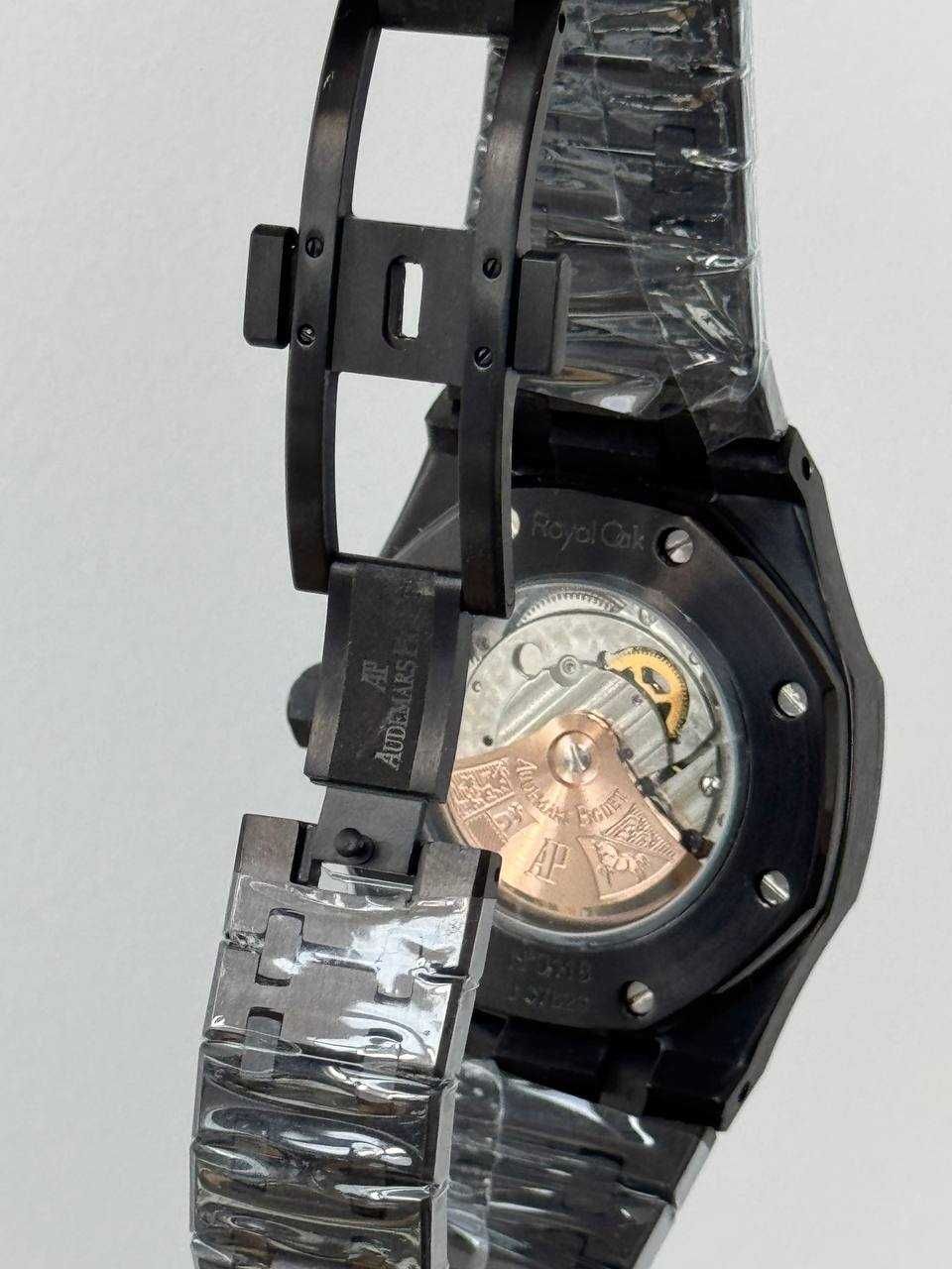 наручний чоловічий годинник Audemars Piguet Royal Oak 41 mm black