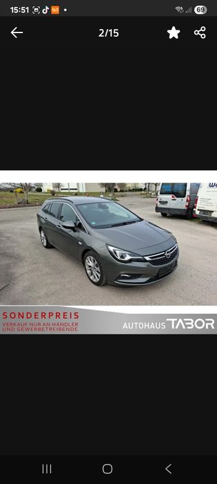 Opel Astra full Led 160 KM