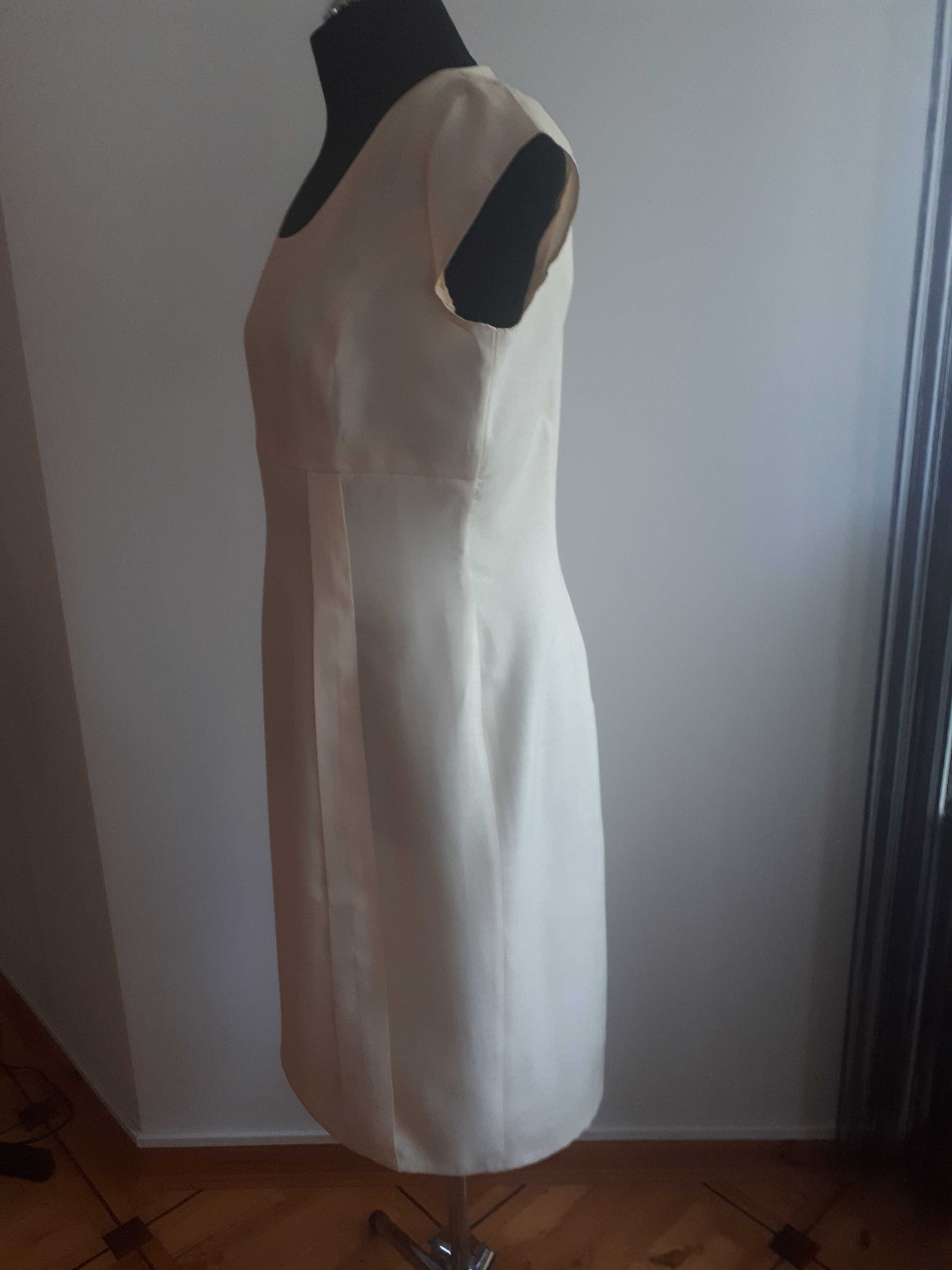 Prosta, letnia sukienka wizytowa, rozmiar 42, XL