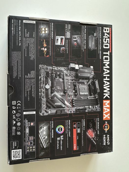 B450 TOMAHAWK MAX материнська плата