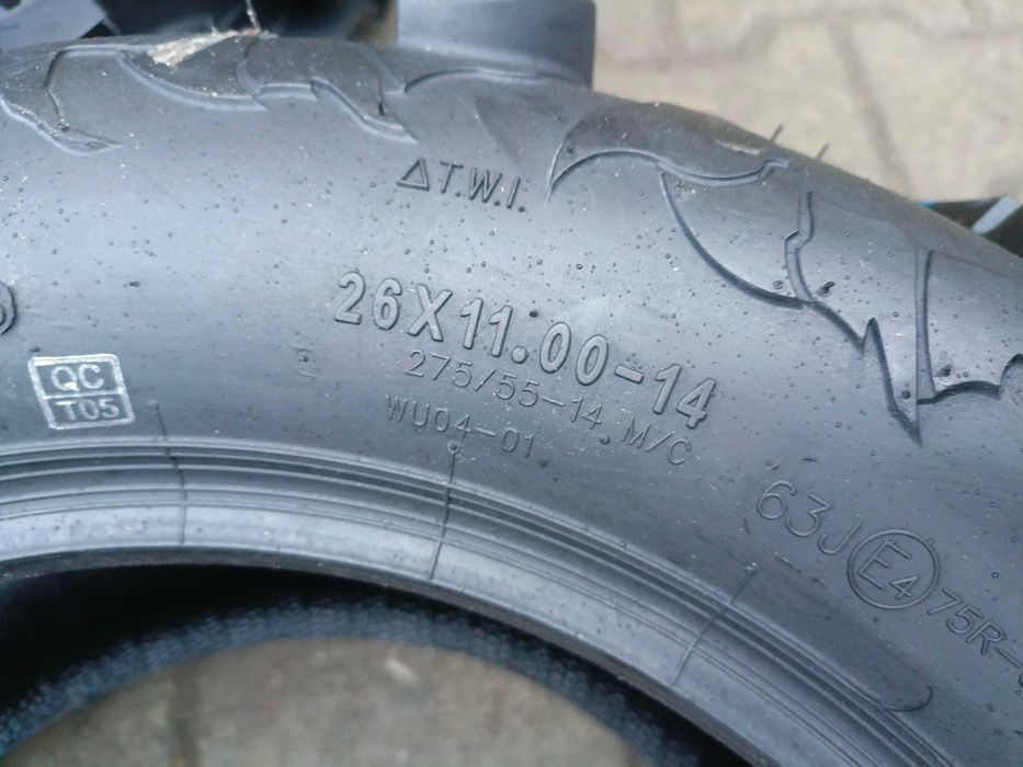 Nowe opony do quada 26x9-14 26x11-14 Obor Scorpio  bieżnik 38mm