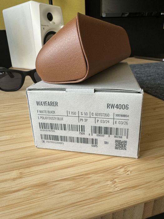 Okulary Ray Ban Meta Wayfarer L Matte Black