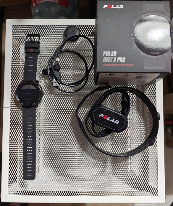 Zegarek sportowy Polar Grit X Pro M/L + opaska H10