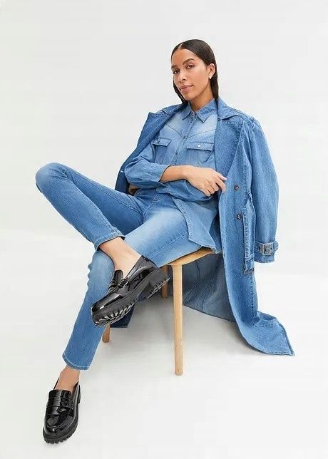 B.P.C spodnie jeansowe damskie skinny r.54