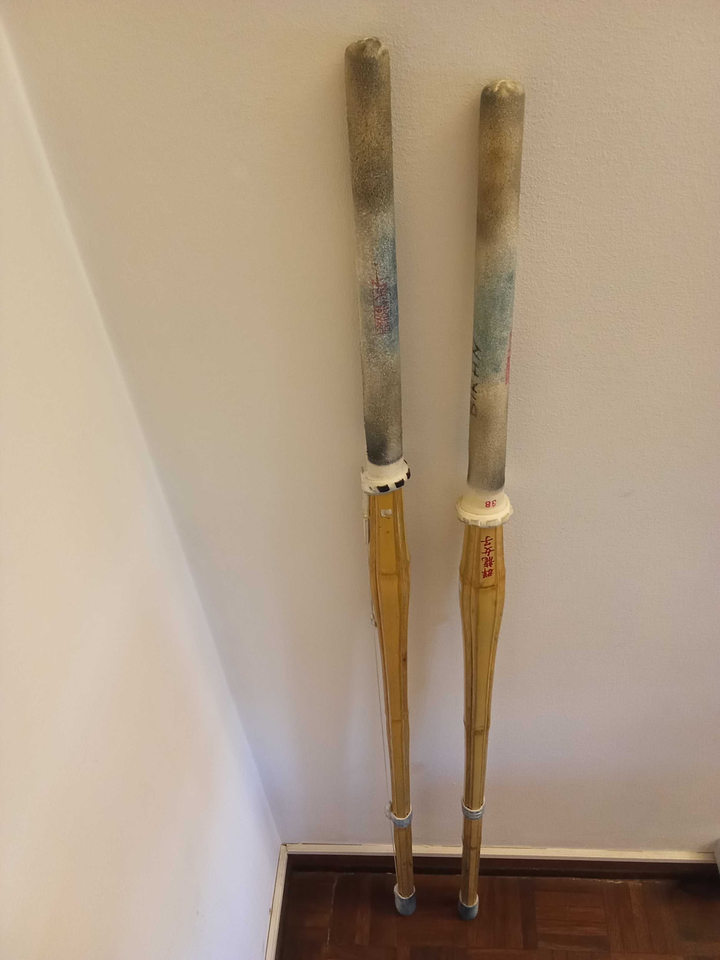 Par de shinais para Kendo com estojo