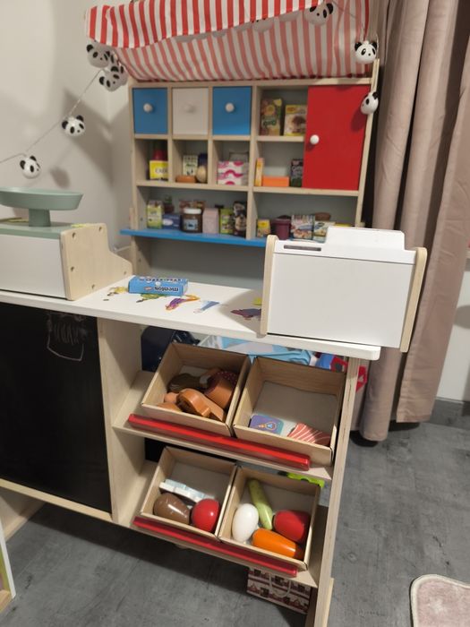 lupilu Drewniany sklepik do zabawy