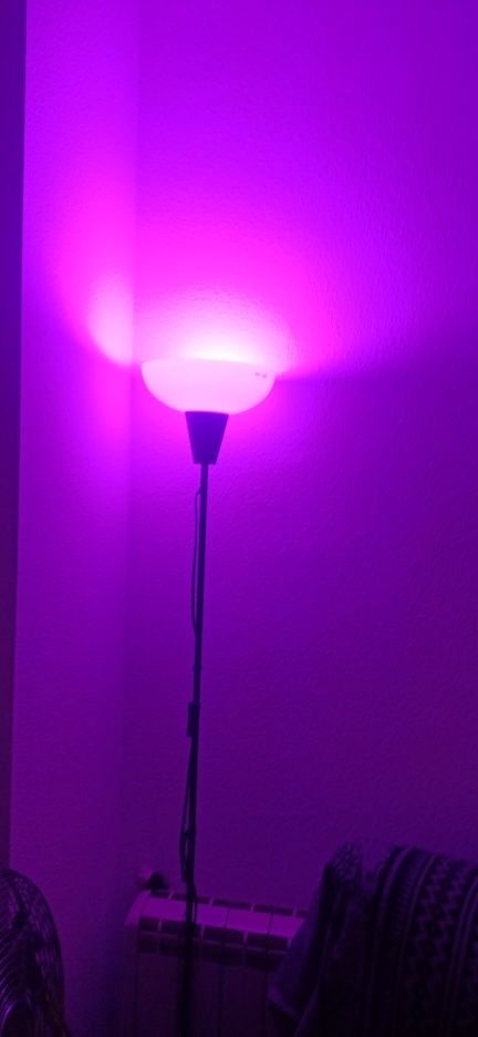 Lampada led multi cores