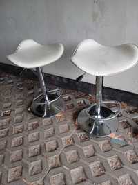 krzesła barowe dwie sztuki