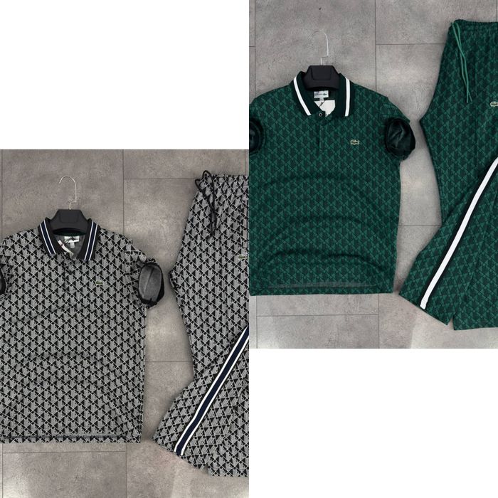 Хіт костюм  футболка  штани Lacoste Monogram розмір  S-XXL