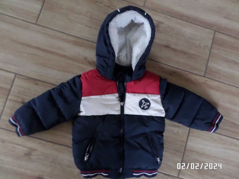 śliczna firmowa  kurtka dla chłopca-74cm-kanz