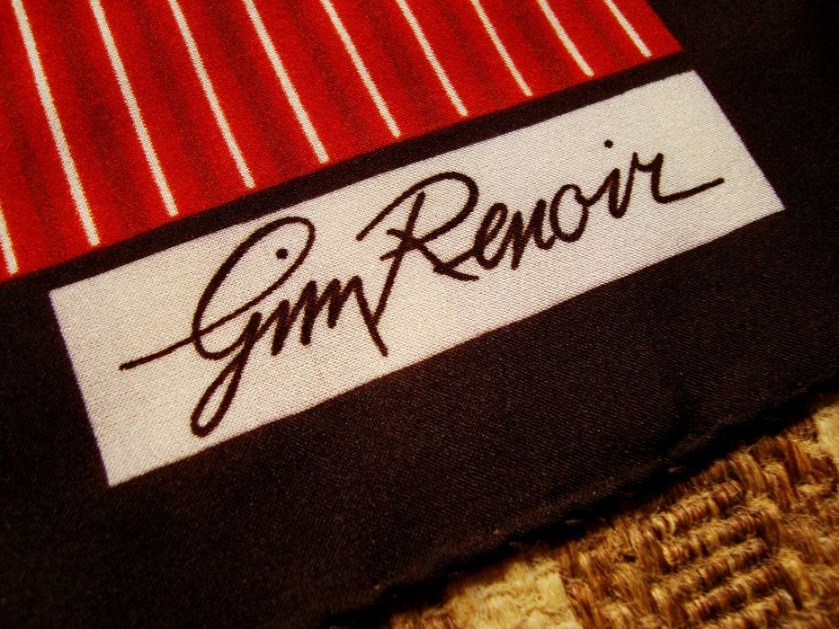 Gim Renoir, оригинал, винтажный платок, 100% шелк.