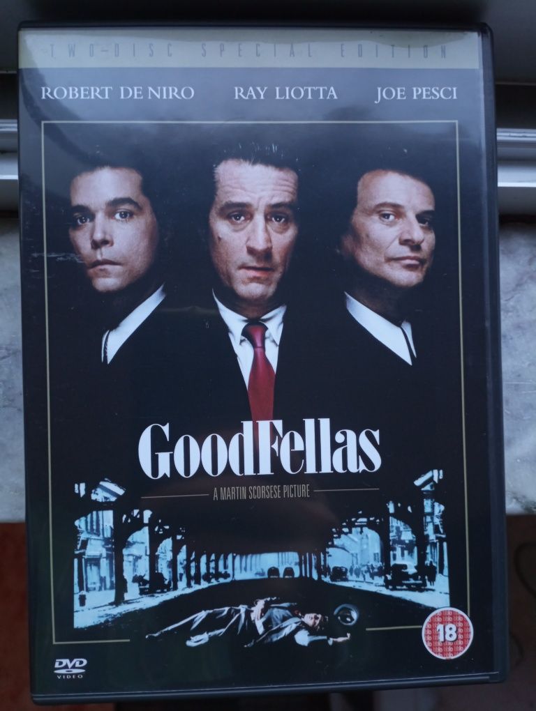 DVD do filme GoodFellas (Tudo Bons Rapazes) Ed especial de 2 discos