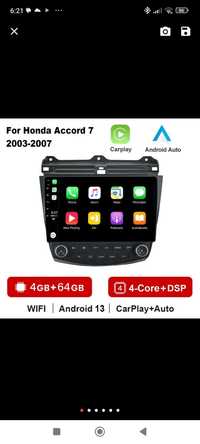 Radio honda Accord 7 navi android 4gb