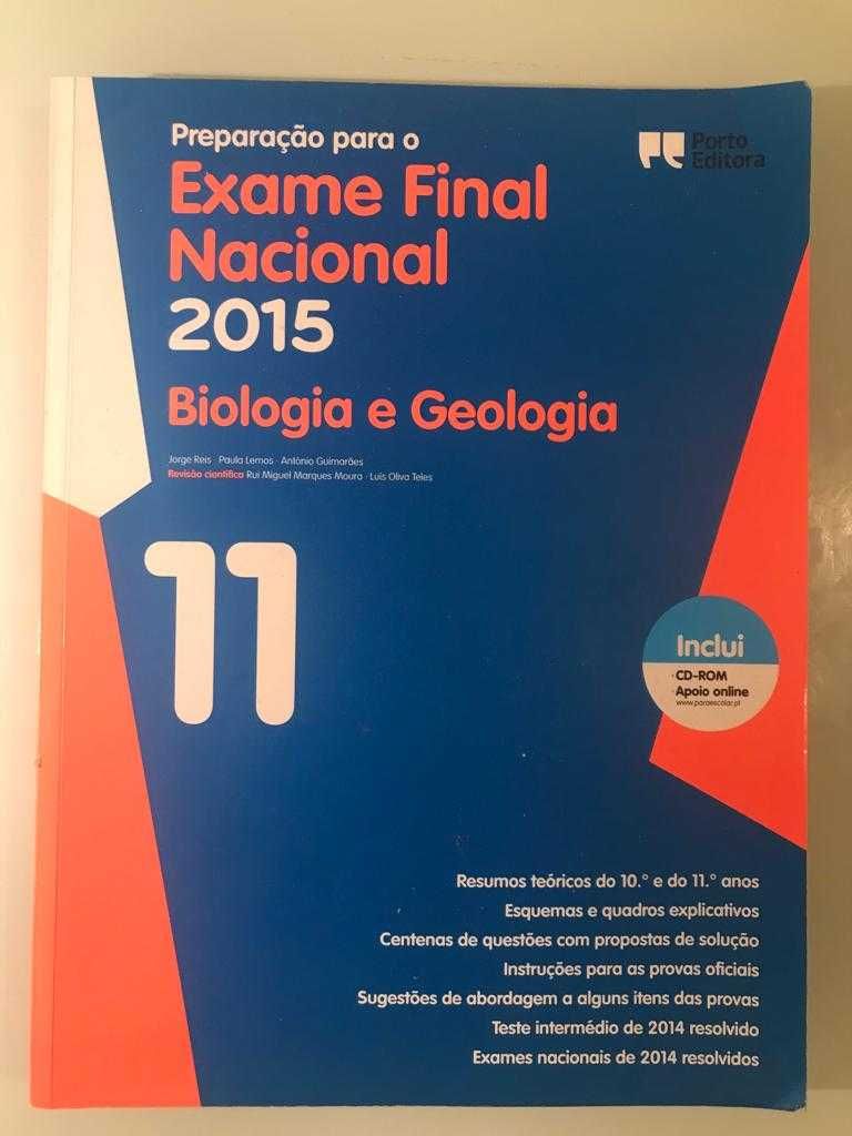 Livro de preparação para o Exame Nacional de Biologia e Geologia