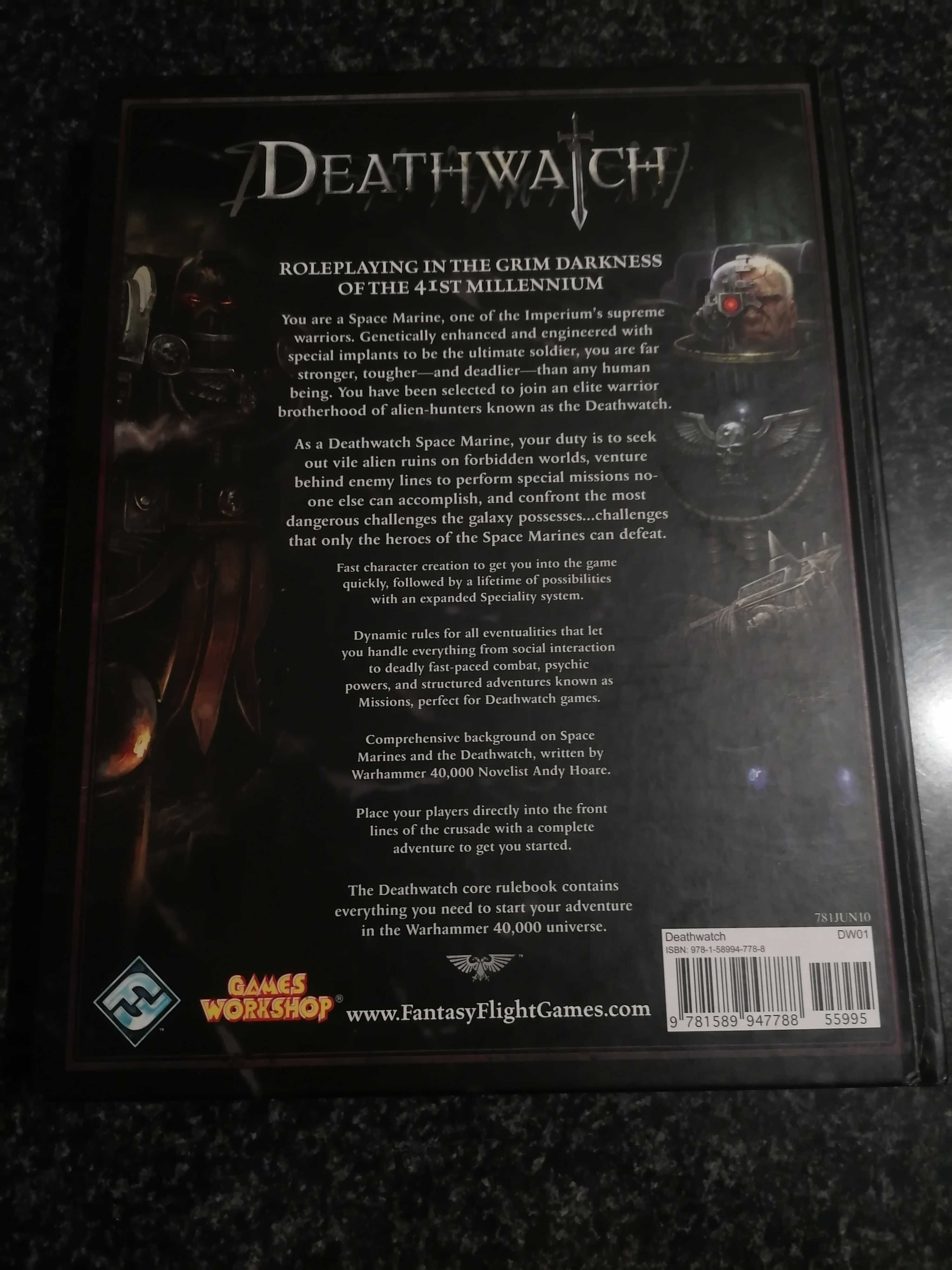 Deathwatch Core Rulebook Hardcover