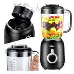 Blender Kielichowy 1200ml Stalowe Ostrza 3 Prędkości 500W