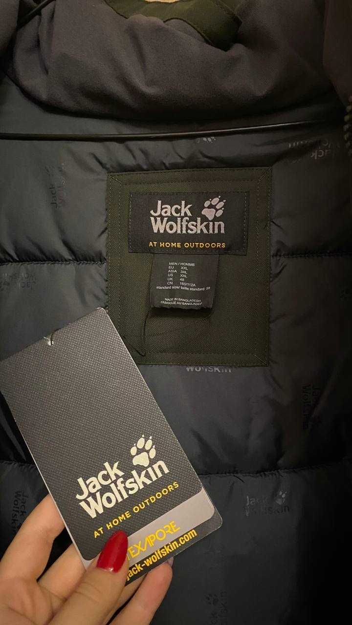 Куртка парка jack wolfskin XXL
