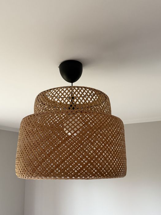 Lampa sufitowa rattanowa ikea